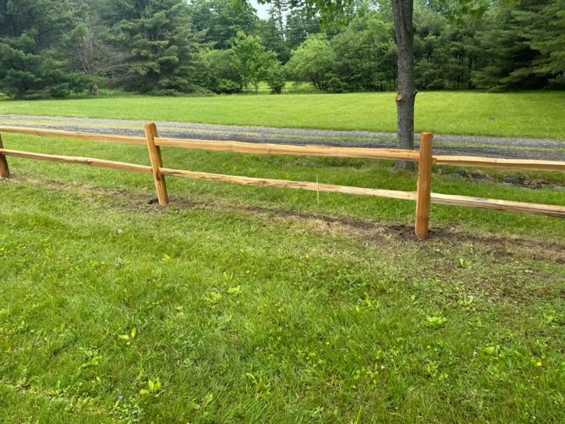 Split Rail Fencing in Peabody